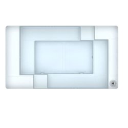Keramisk Glasfiber Thalia Cocktail Pool - 3,9 x 2,3 x 0,8 m